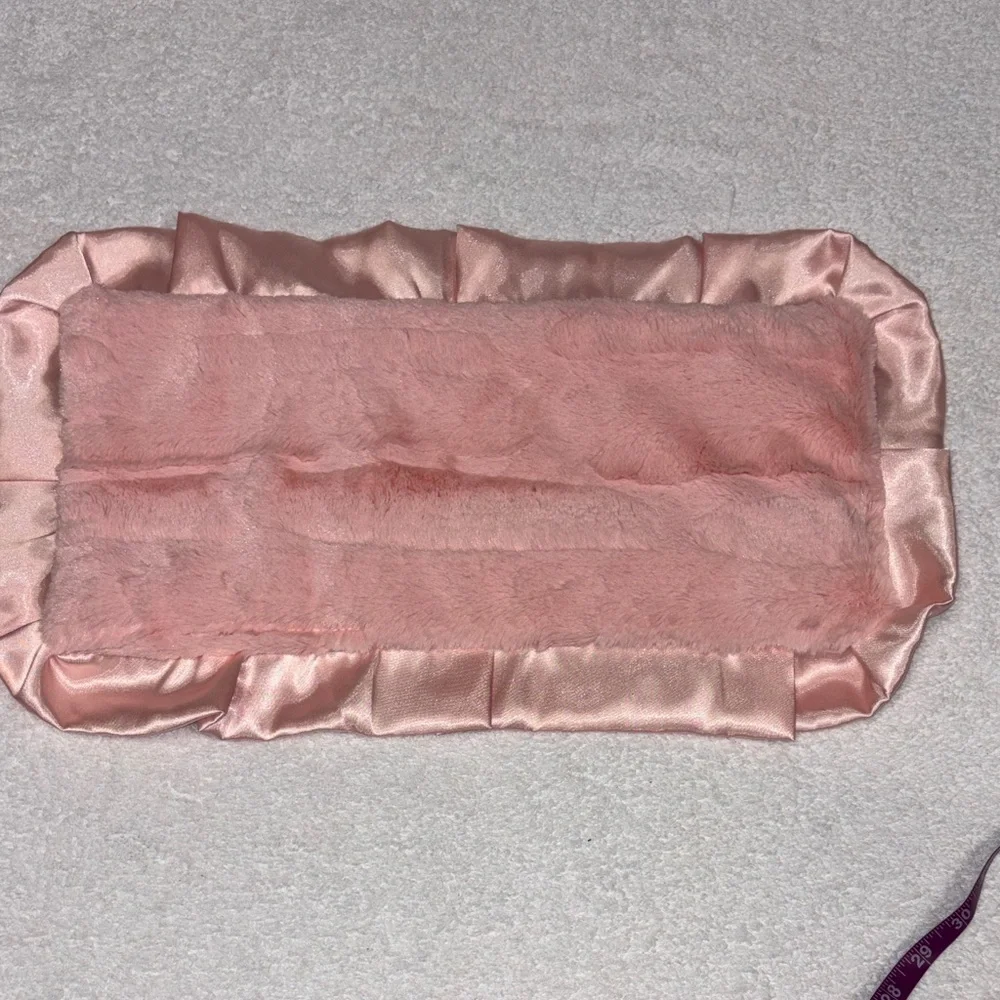 Minky couture Pink Floral Kids mini Blanket lovey